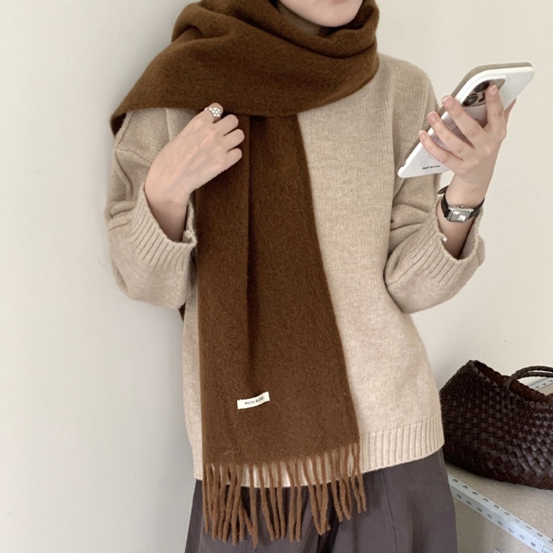 Korean Version Chic Solid Tass - Muffler Men Wool review and price