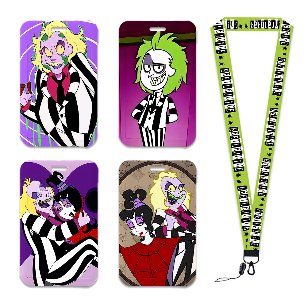 Cartoon Horror Movie ID Card H - Lanyard Badge Holder review and price