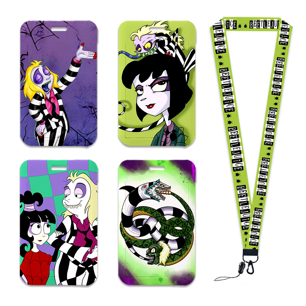 Cartoon Horror Movie ID Card H - Lanyard Badge Holder review and price