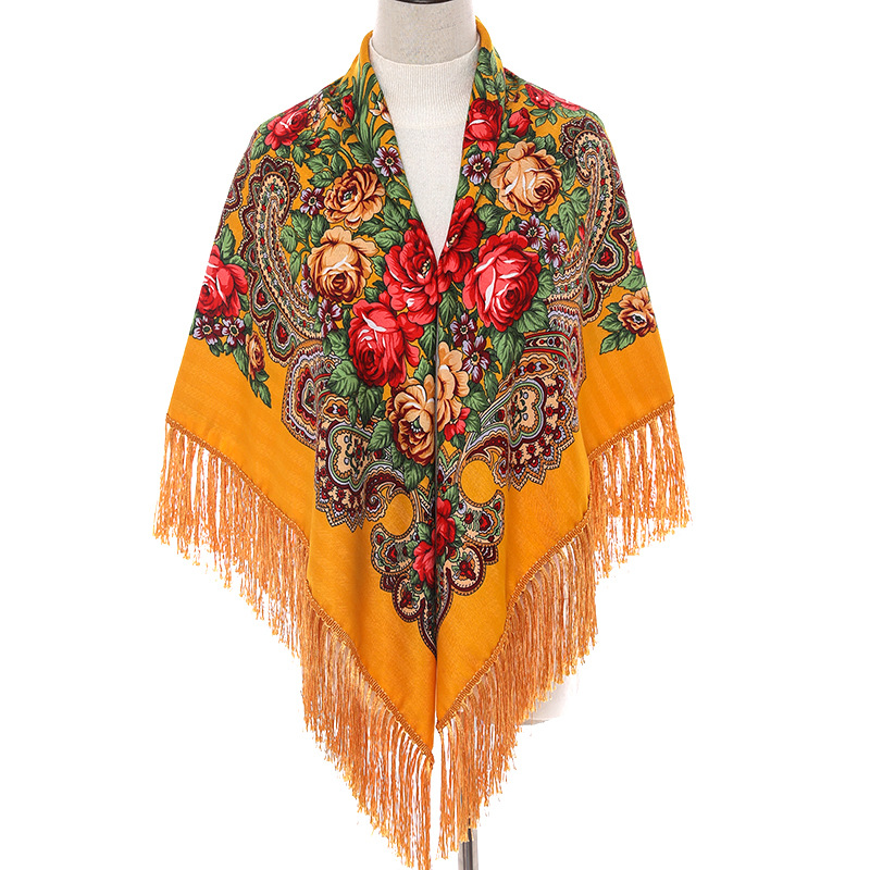 135*135cm Women Russian Style  - Bandana Cotton review and price