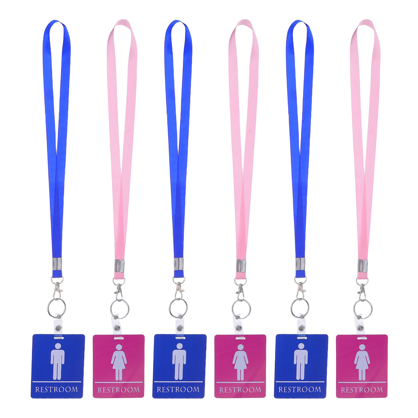 6 Pcs Bathroom Access Badge Ha - Lanyard Badge Holder review and price