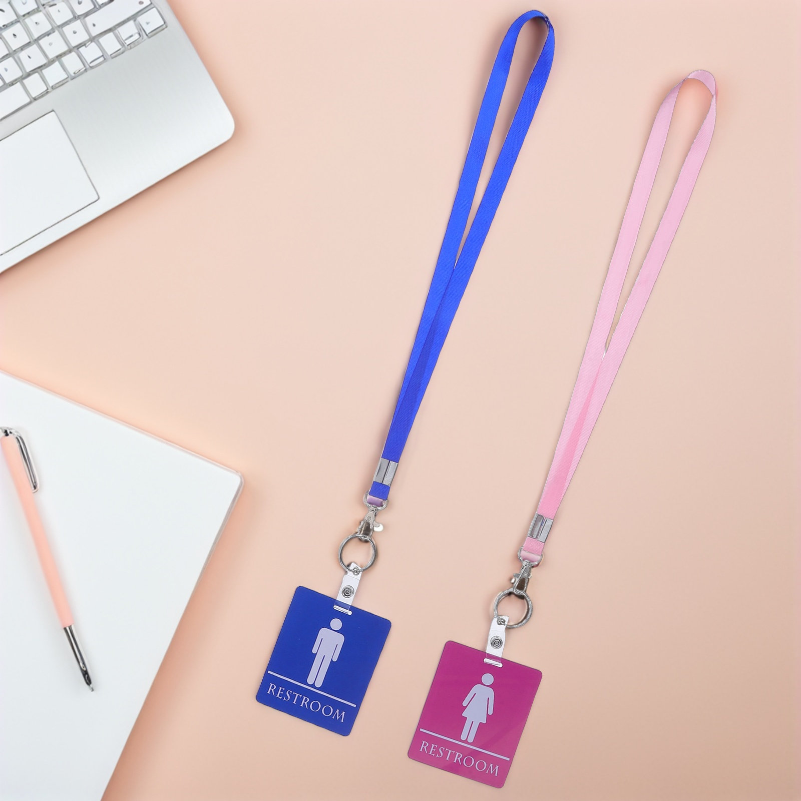 6 Pcs Bathroom Access Badge Ha - Lanyard Badge Holder review and price