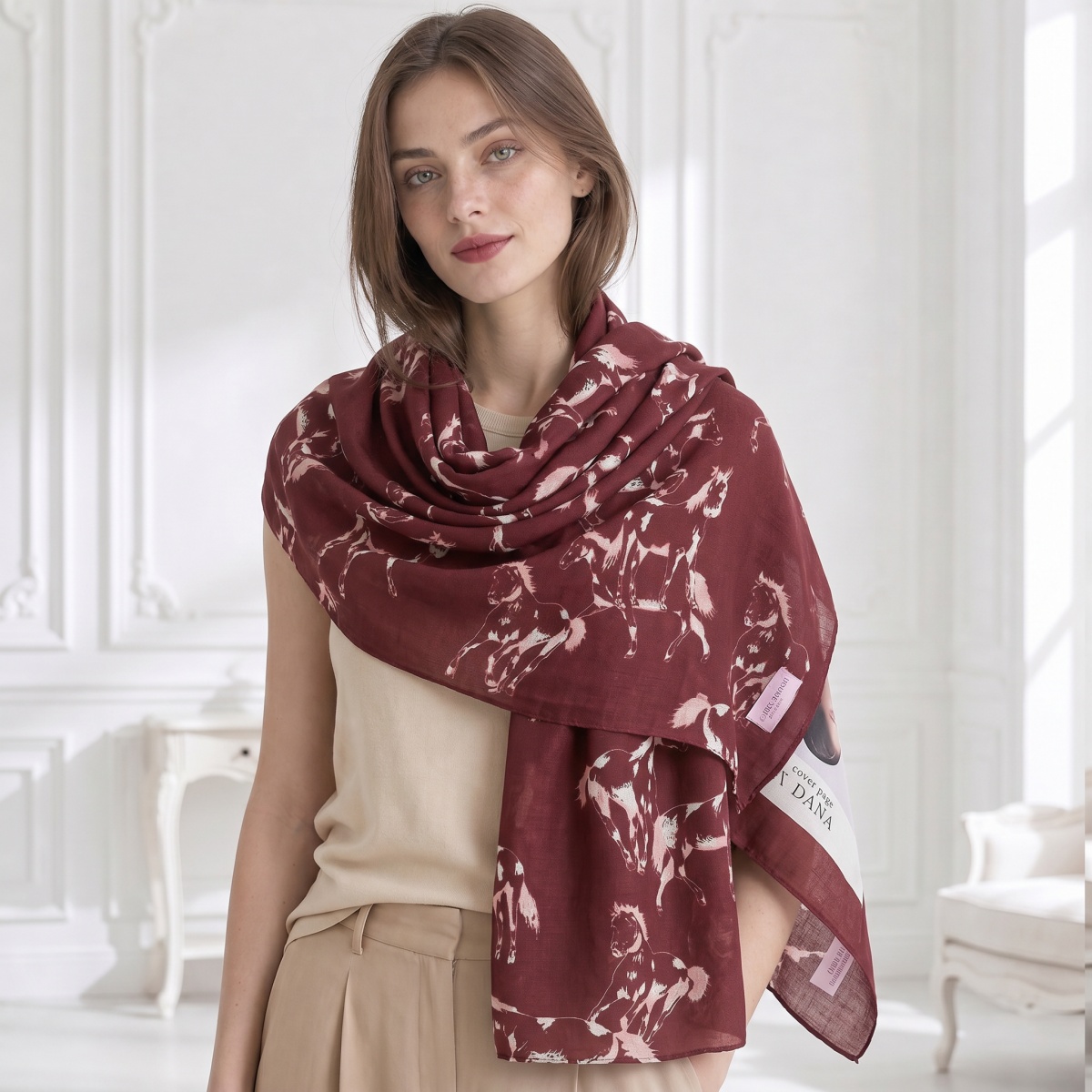 Scarf Female Cotton Muslim Wra - Pashmina Wrap Large review and price