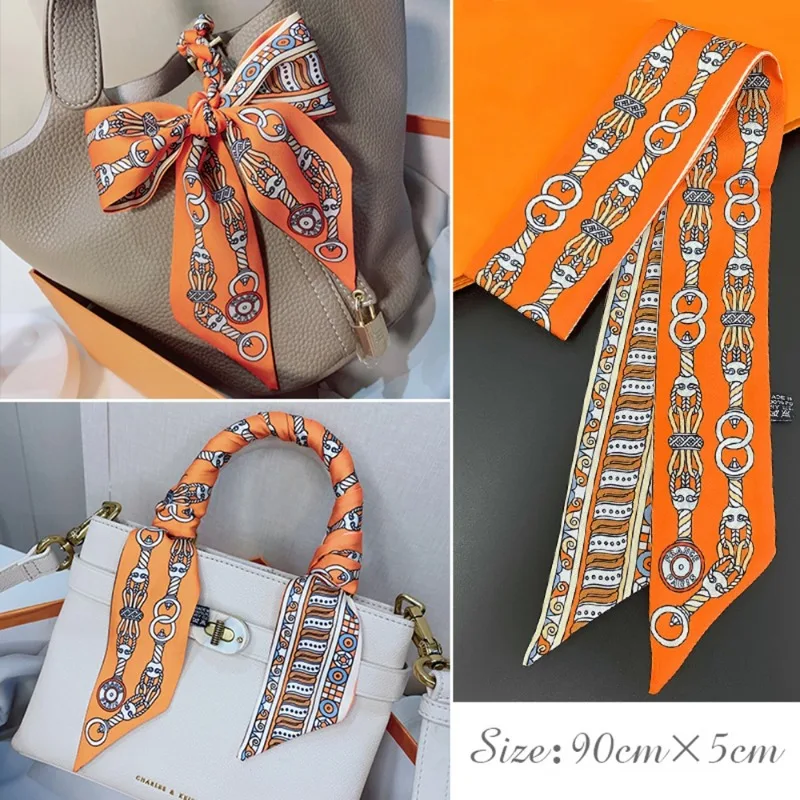 Fashion Skinny Silk Scarf for  - Ascot Neck Scarf review and price