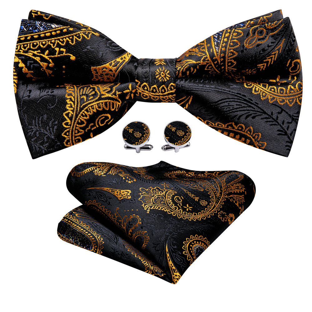 Barry.Wang Silk Mens Bow Tie B - Bow Tie Pre Tied review and price