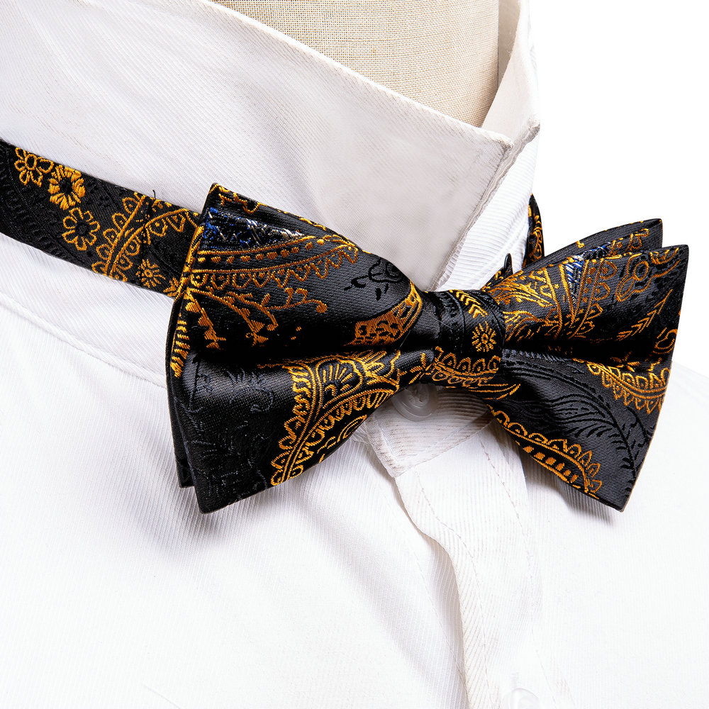 Barry.Wang Silk Mens Bow Tie B - Bow Tie Pre Tied review and price
