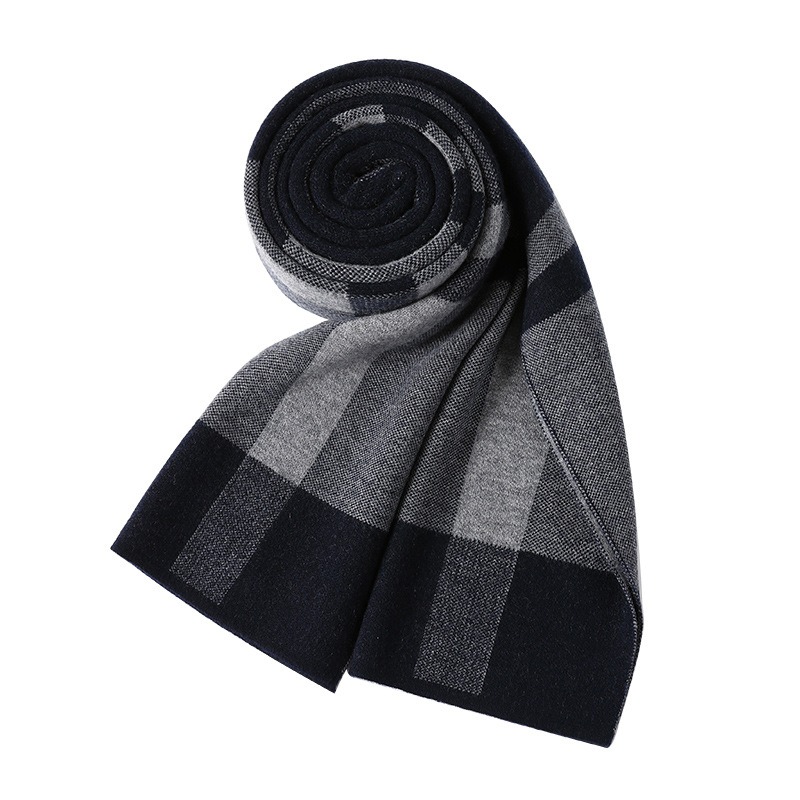 Luxury Scarf Man Winter Warm W - Muffler Men Wool review and price