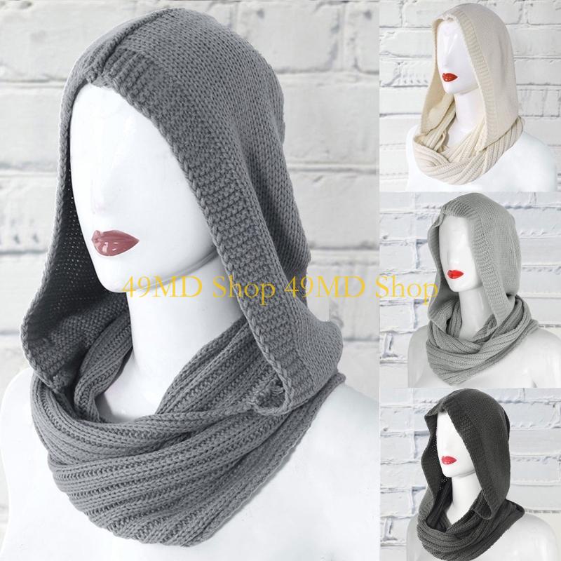 49MD Winter Hat for Women Hood - Infinity Scarf Knit review and price
