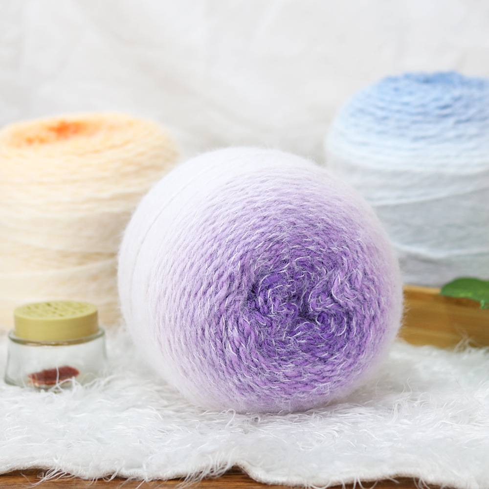 Gradual-length plush yarn, cak - Woven Scarf Blanket review and price