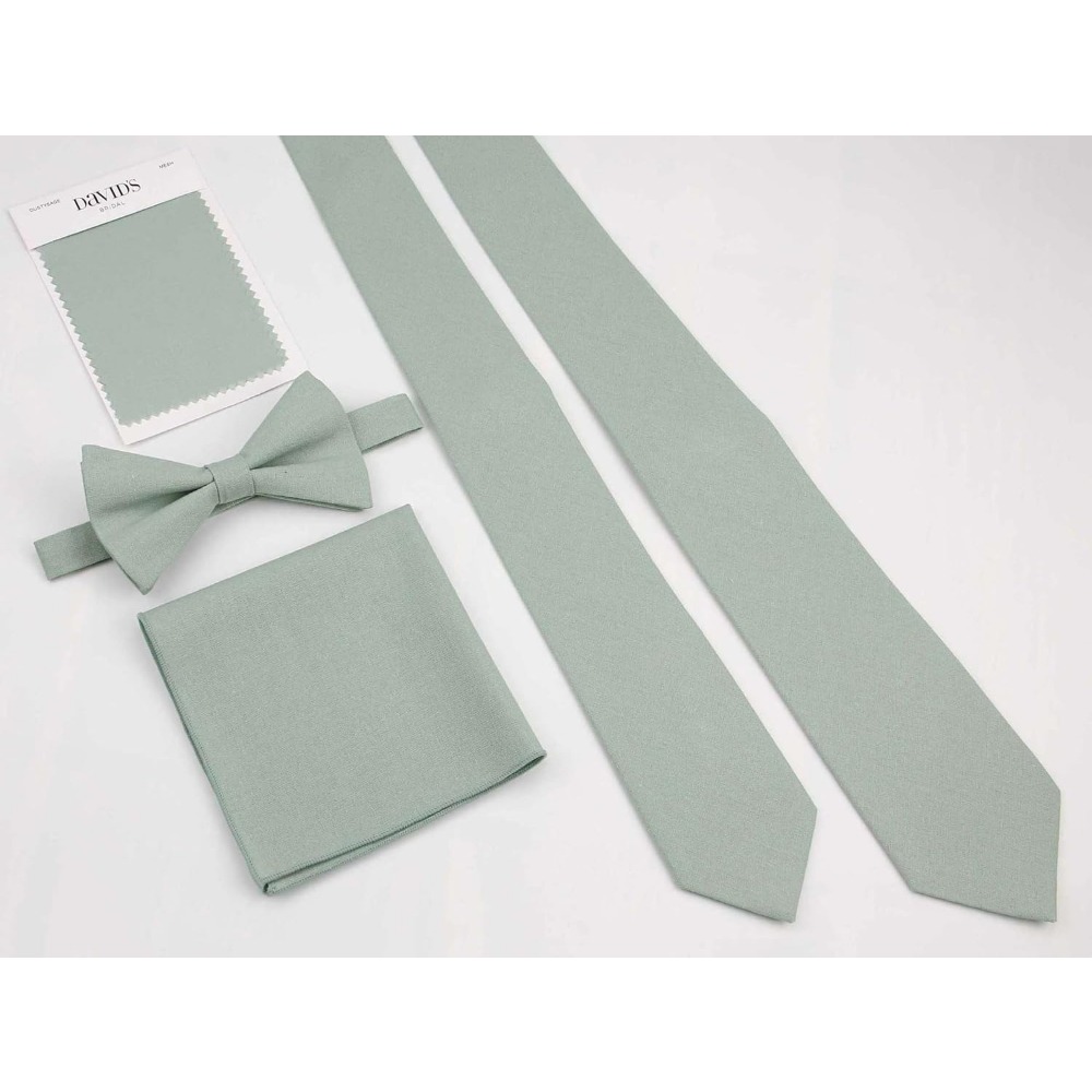 Linen Cotton Bowties - Solid P - Bow Tie Pre Tied review and price