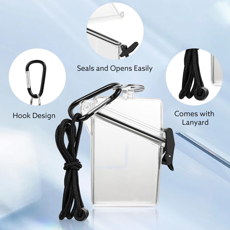 5 Pack Waterproof ID Badge Hol - Lanyard Badge Holder review and price