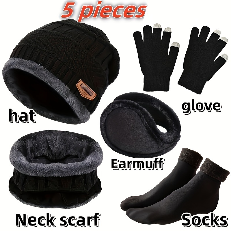 Men's winter hat, outdoor wint - Muffler Men Wool review and price