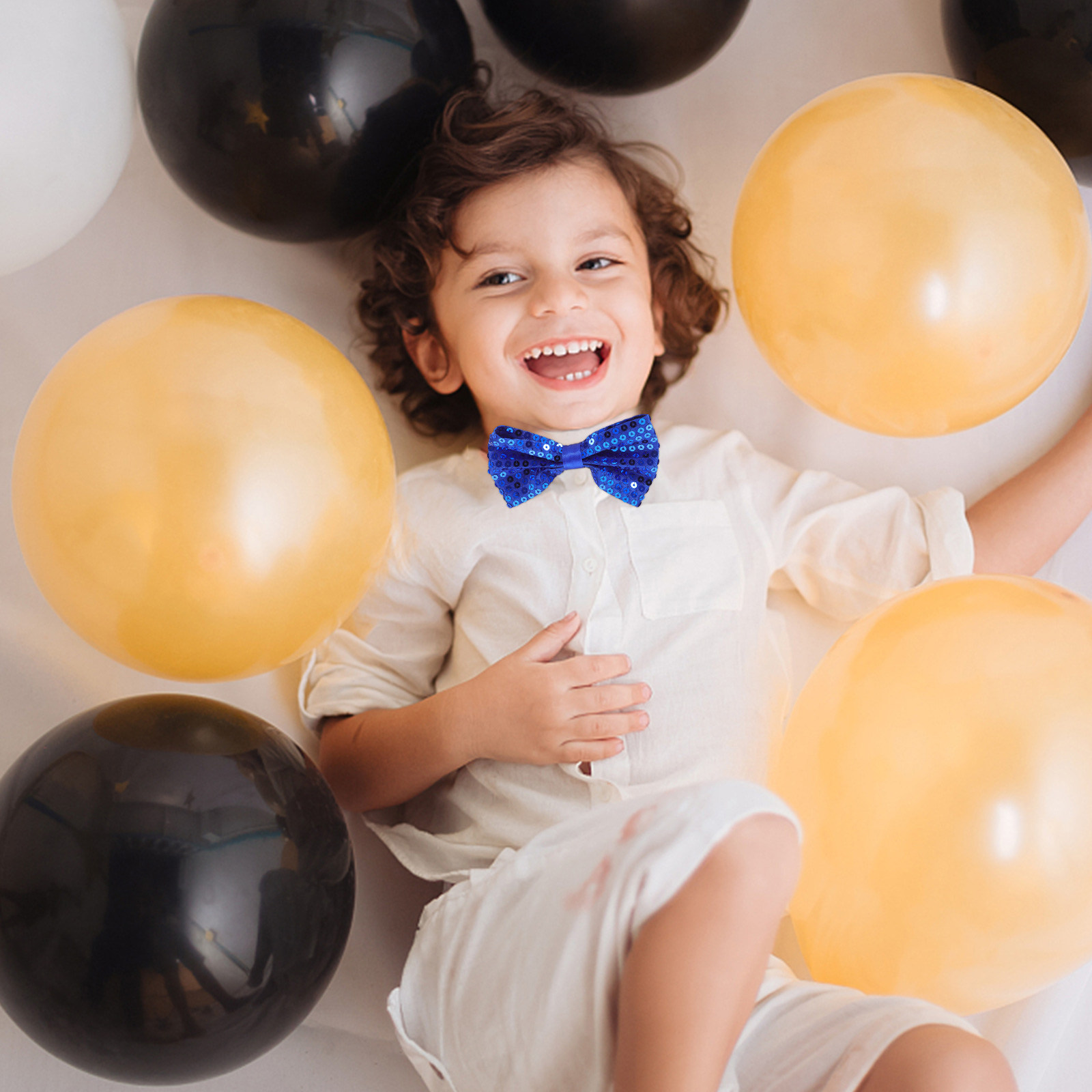 5Pcs Children's Sequin Bow Tie - Bow Tie Pre Tied review and price
