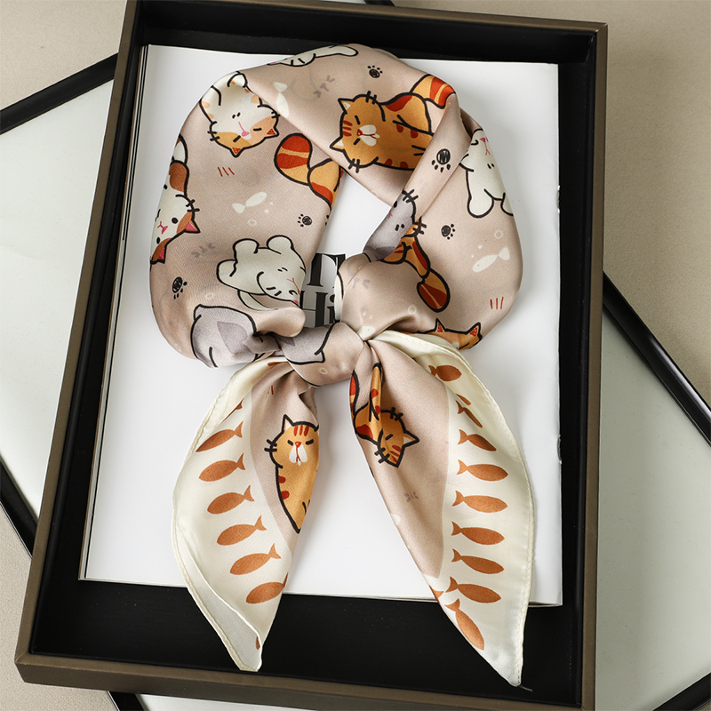 Luxury Silk Shawl Fat Cat Squa - Head Wrap Turban review and price