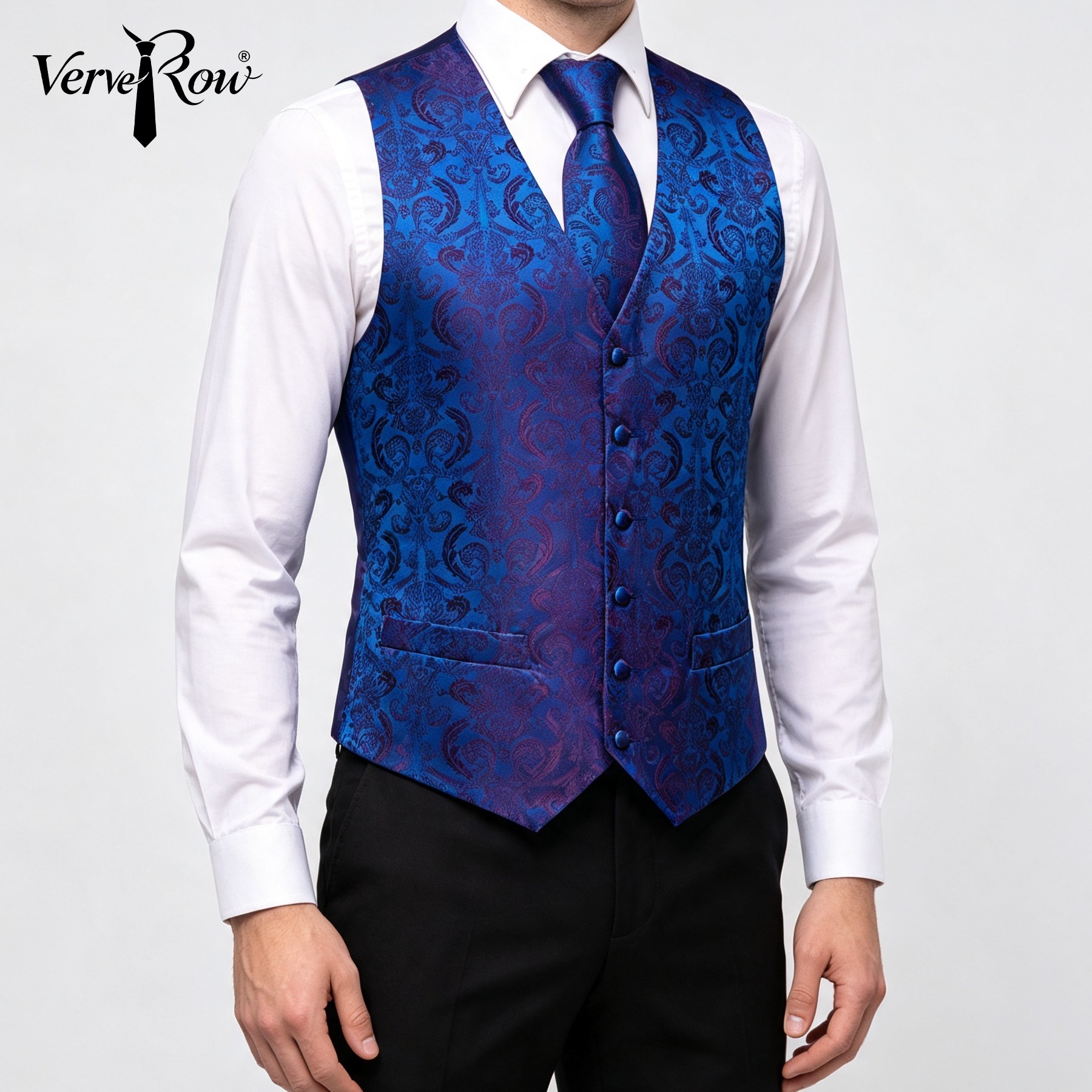 Vest Tie Pocket Square 3Pcs Bl - Pocket Square Set review and price