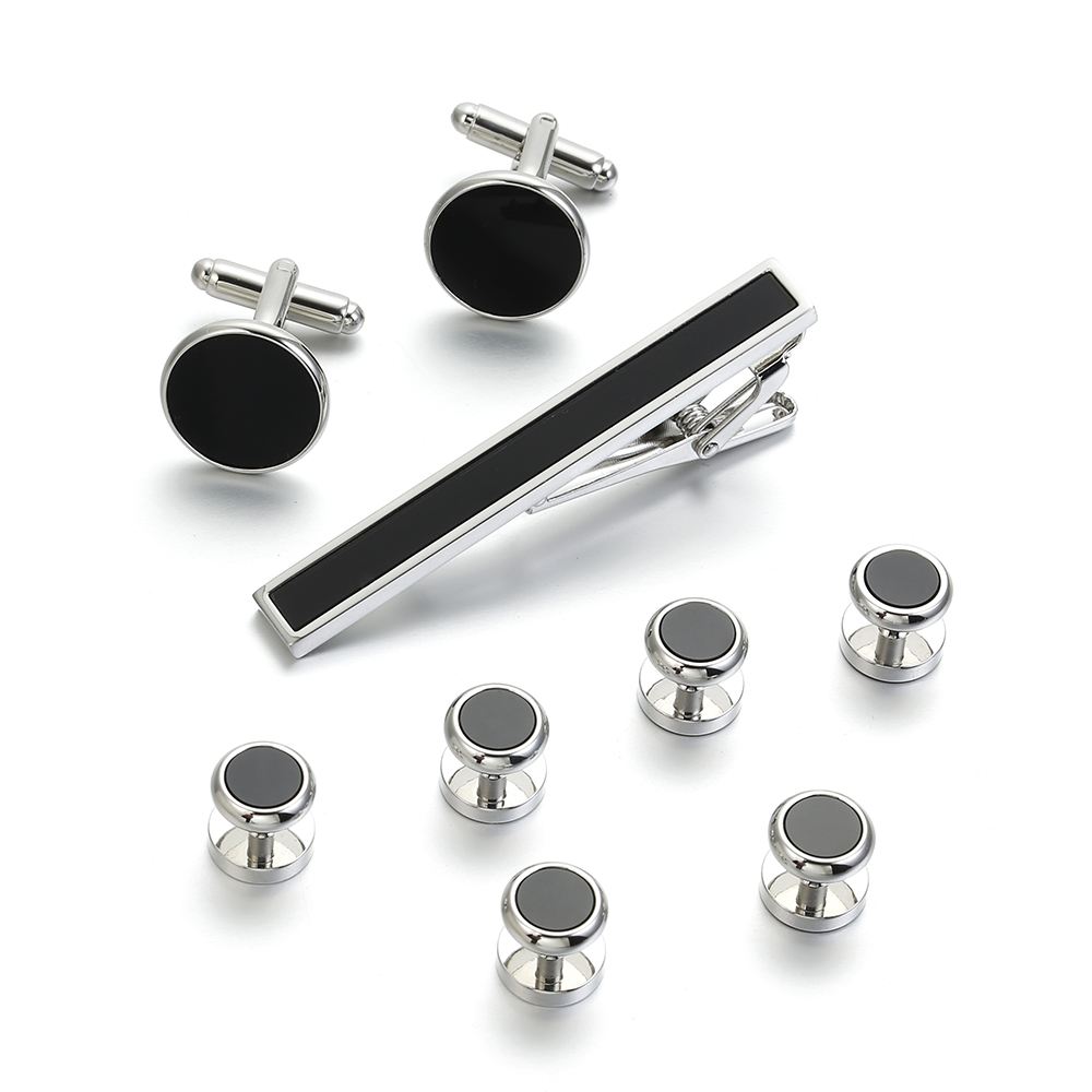 VAGULA 9 PCS Tie bar Cuff link - Tie Bar Set Gift review and price