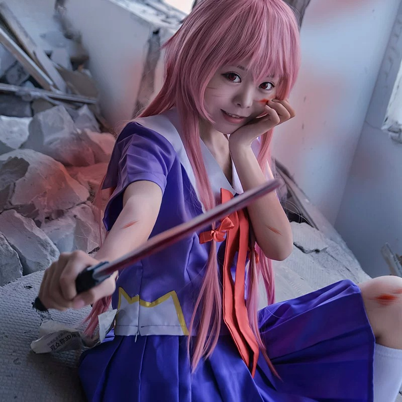 Yuno Gasai Future Diary Cospla - Bow Tie Pre Tied review and price