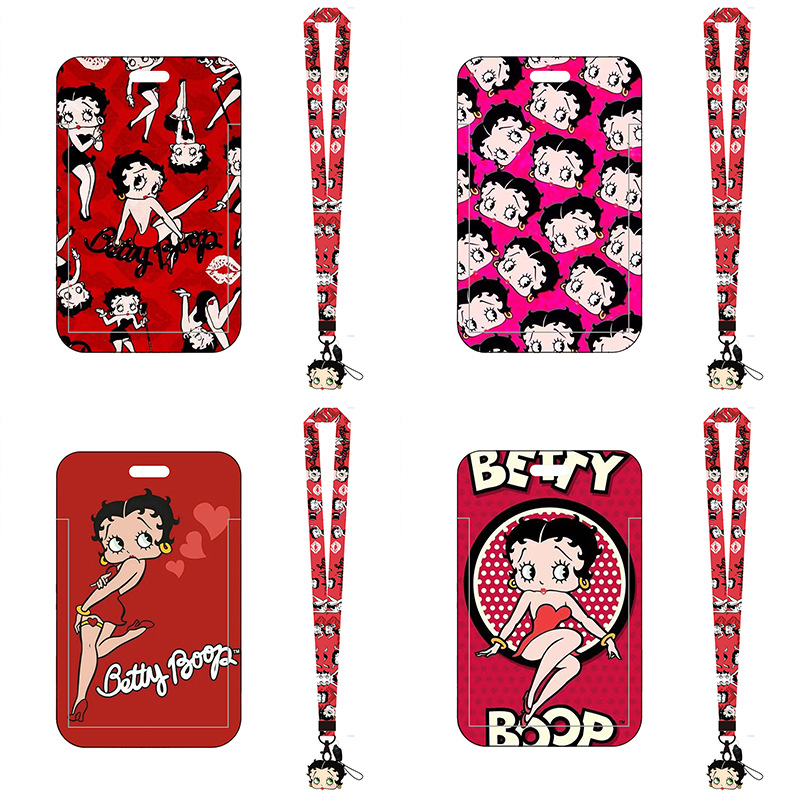 Betty Boop series anime bus ca - Lanyard Badge Holder review and price