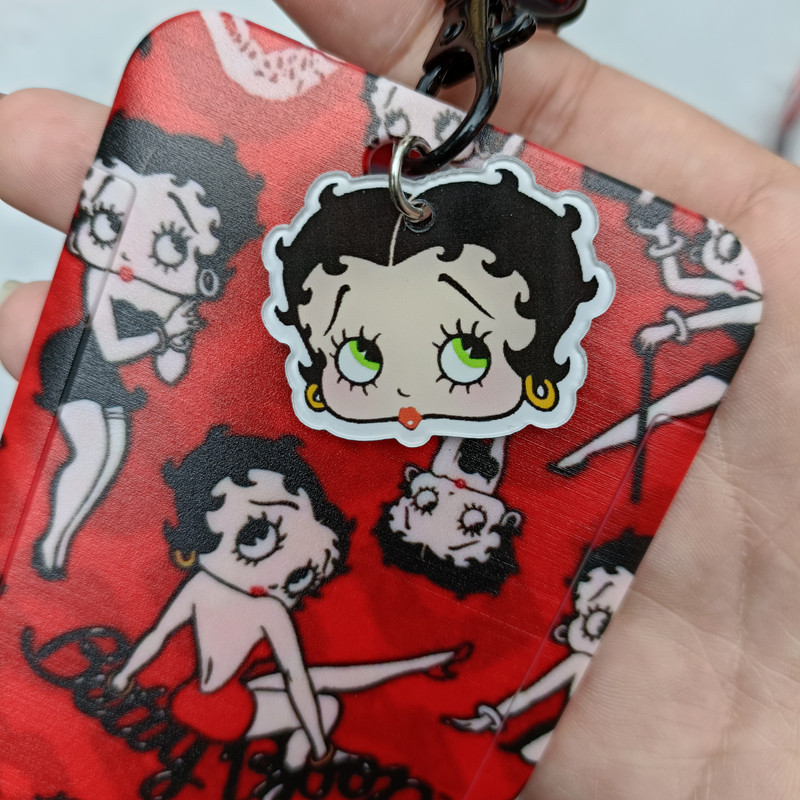 Betty Boop series anime bus ca - Lanyard Badge Holder review and price