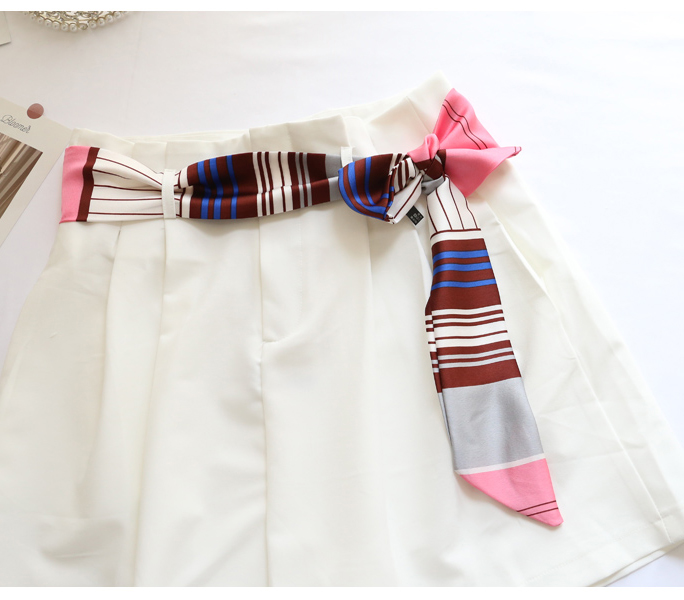 TOP Small Long Silk Neckerchie - Silk Tie Striped review and price