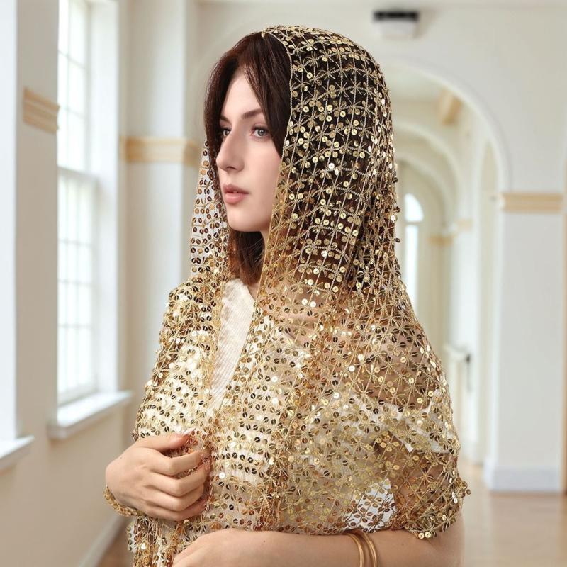 Y3NE Embellished Sequins Weddi - Stole Wedding Shawl review and price