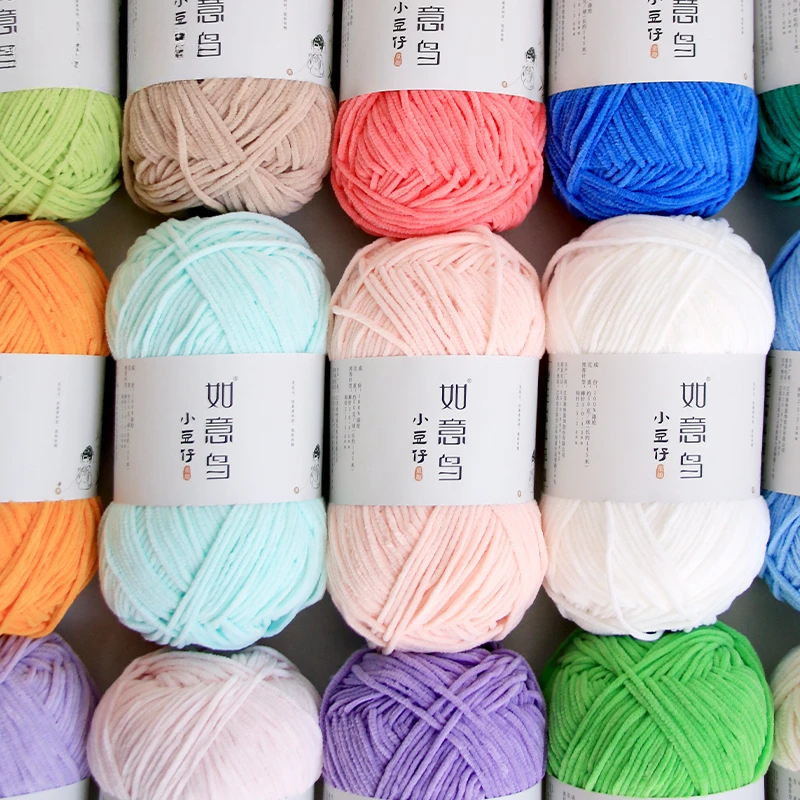50g/Roll 3mm Thin Chenille Yar - Woven Scarf Blanket review and price