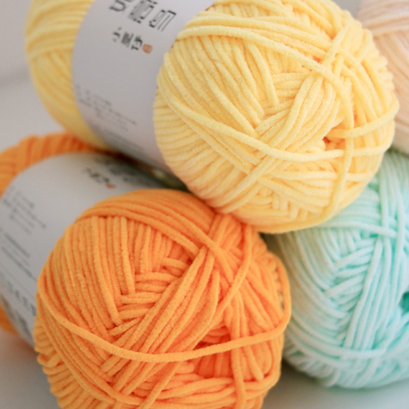 50g/Roll 3mm Thin Chenille Yar - Woven Scarf Blanket review and price