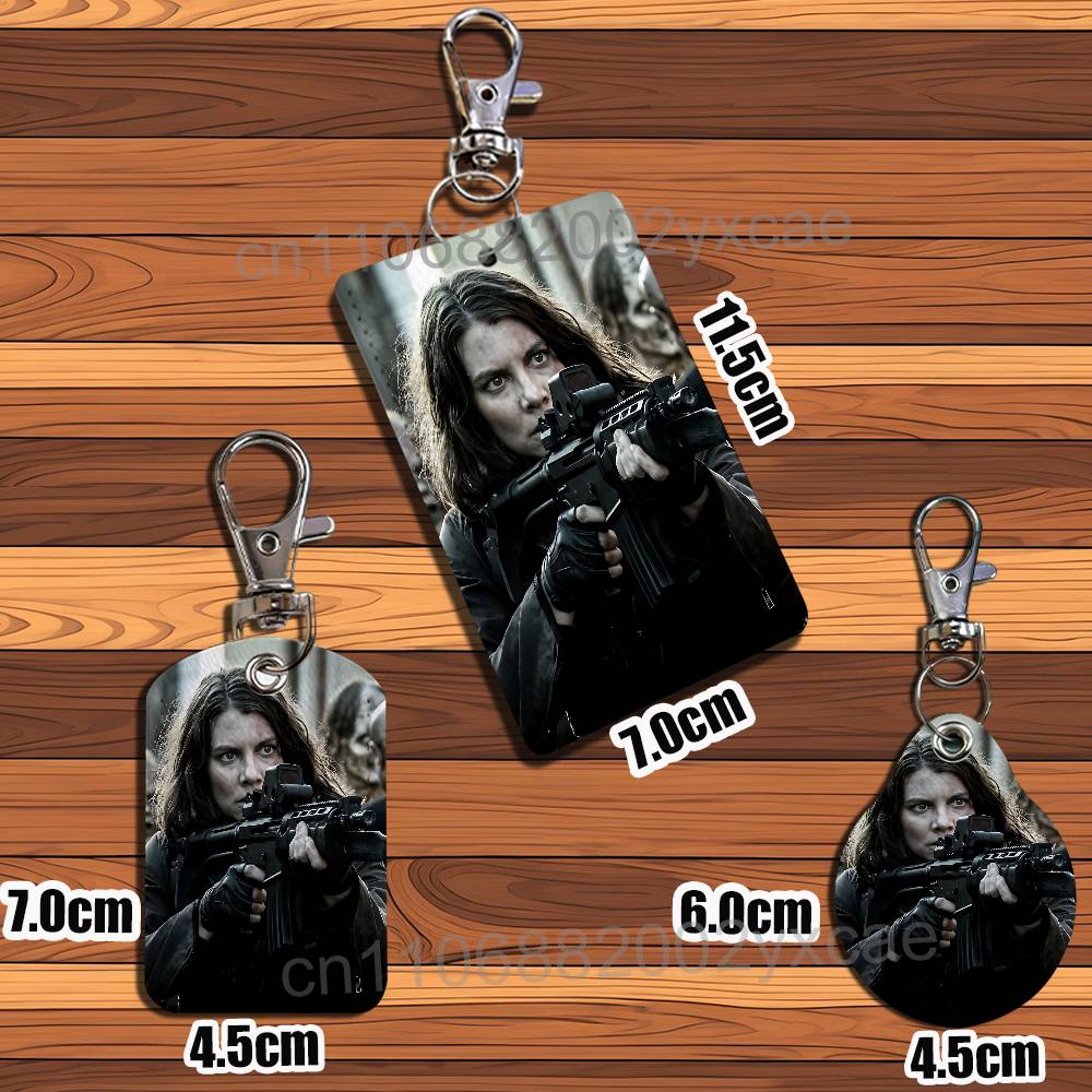 Negan Maggie Walking Dead Leat - Lanyard Badge Holder review and price