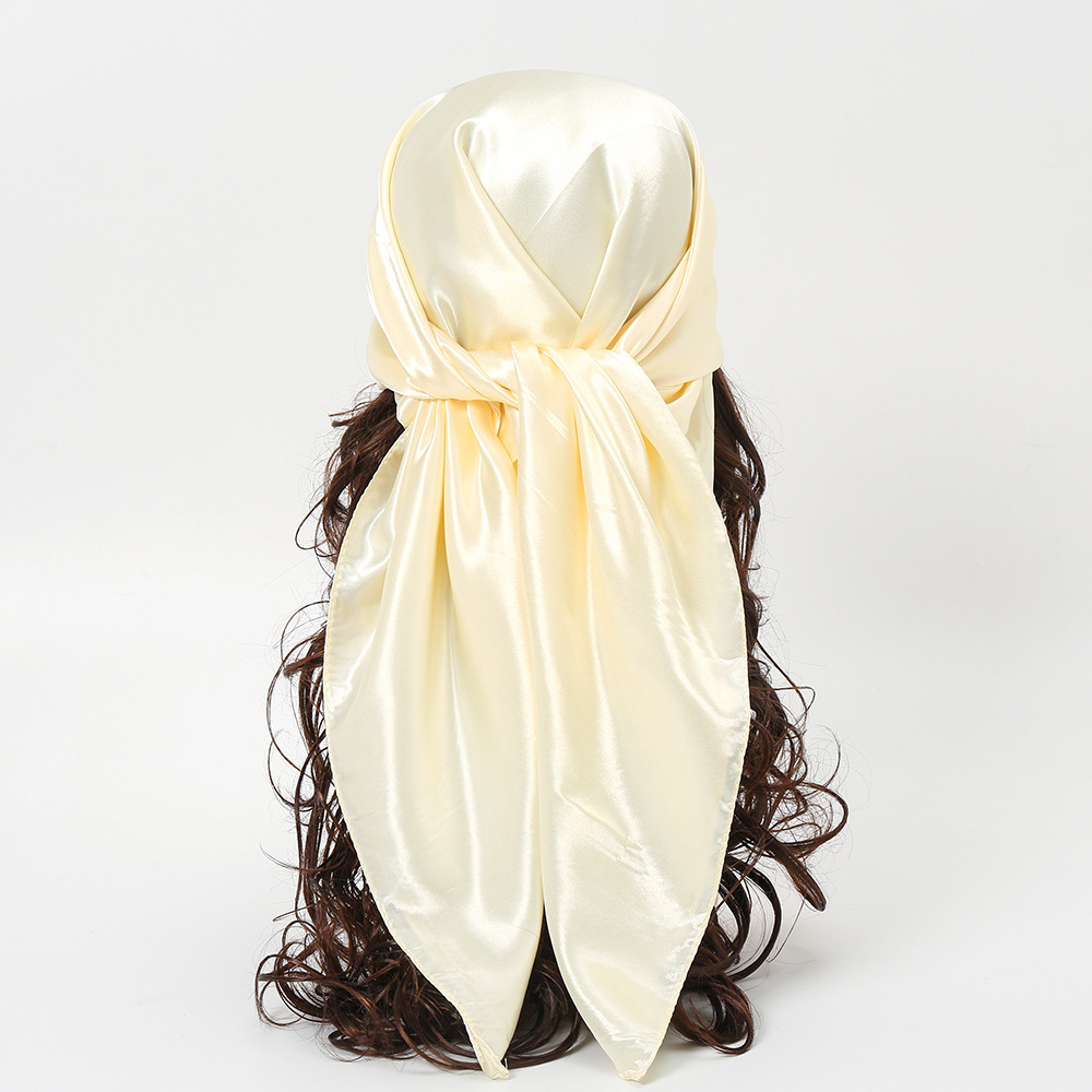 90cm Solid Colors Neckerchief  - Head Wrap Turban review and price
